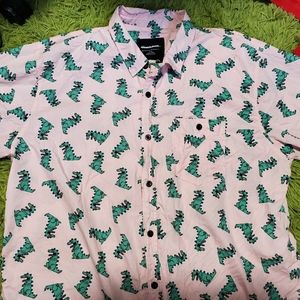 Reptar button up shirt